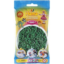 Hama Midi Perler | 1000stk | 207-10 | Grøn |