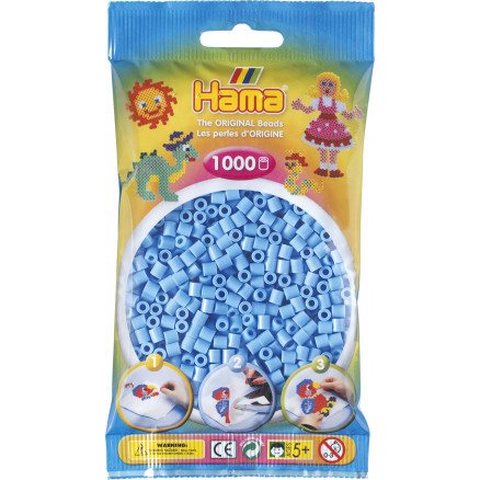 Hama Midi Perler 207-46 Pastel Blå