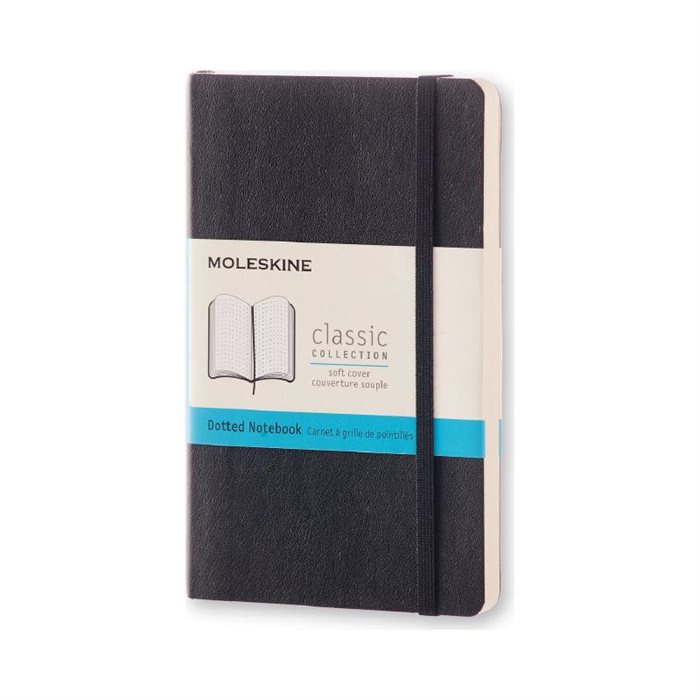 Moleskine Classic Black Dotted Pocket Softcover Notebook