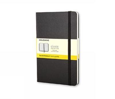 Moleskine Large Squared Hardcover Notebook Black