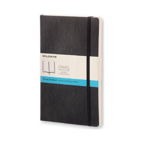 Moleskine Notebook Large Dotted Black Soft Cover