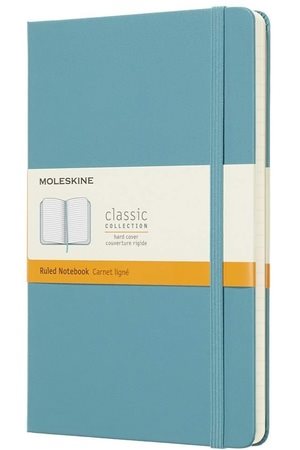 Moleskine Reef Blue Notebook Large Ruled Hard