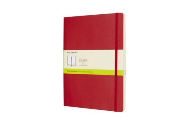 Moleskine Scarlet Red Extra Large Plain Notebook Soft 