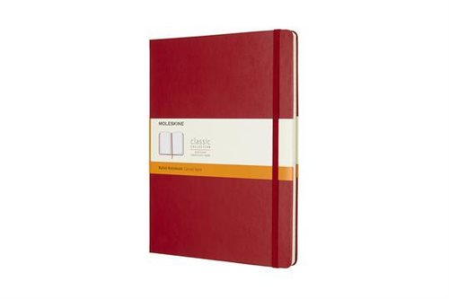 Moleskine Scarlet Red Extra Large Ruled Notebook Hard 