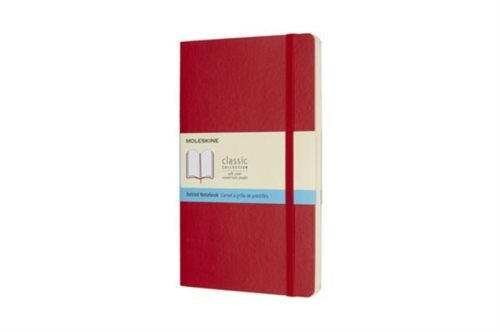 Moleskine Scarlet Red Large Dotted Notebook Soft