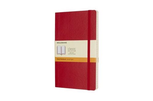 Moleskine Scarlet Red Large Ruled Notebook Soft