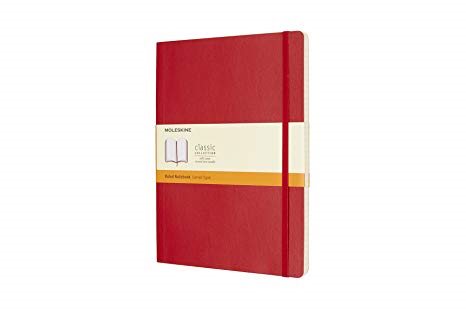 Moleskine Soft Notebook Ruled XL Red