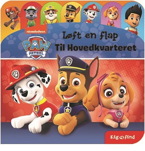 Nickelodeon Paw Patrol Til hovedkvarteret - Kig og Find / Løft en flap