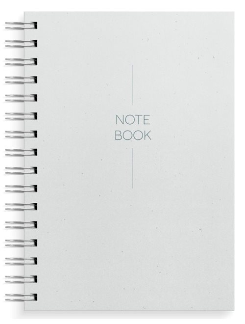 Notebook A5 Lyseblå