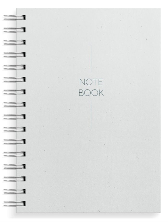 Notebook A5 Lyseblå