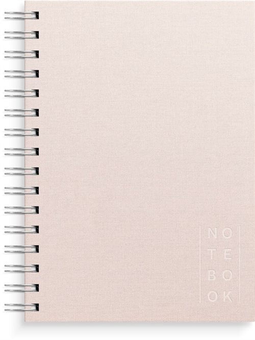 Notebook | Textile | Pink | Lined A5 |