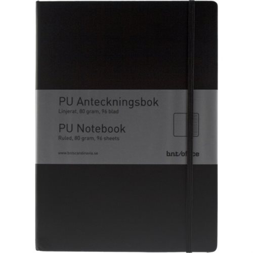 PU Notebook A5 Linieret