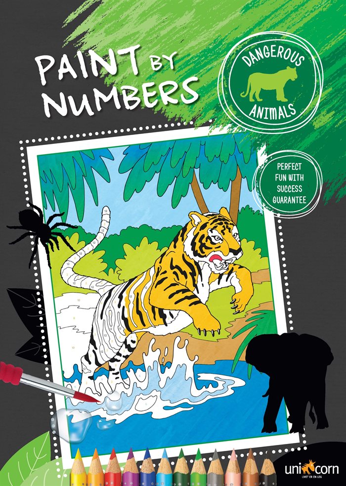 Paint by numbers Dangerous Animals
