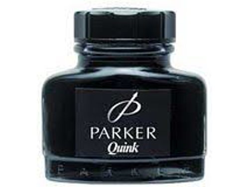 Parker blæk Quinkflow M i flaske 57 ml sort