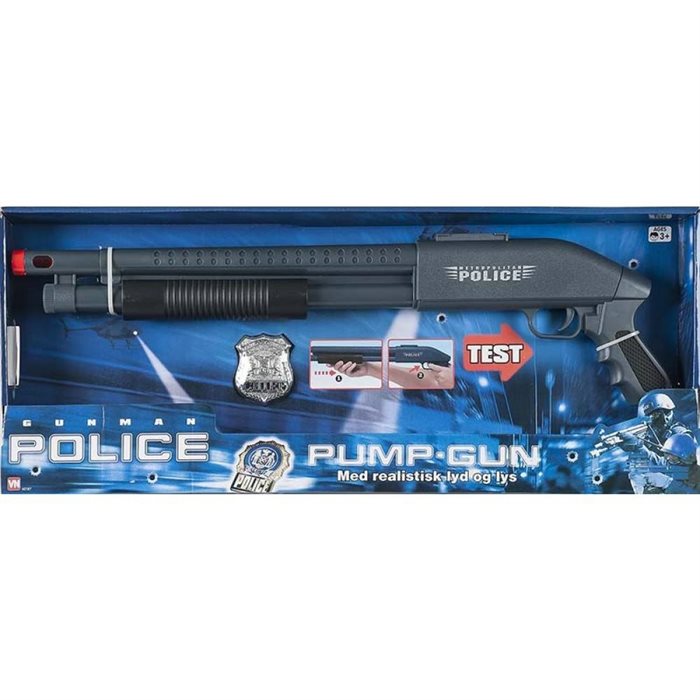 Police Pumpgun m/lys & lyd