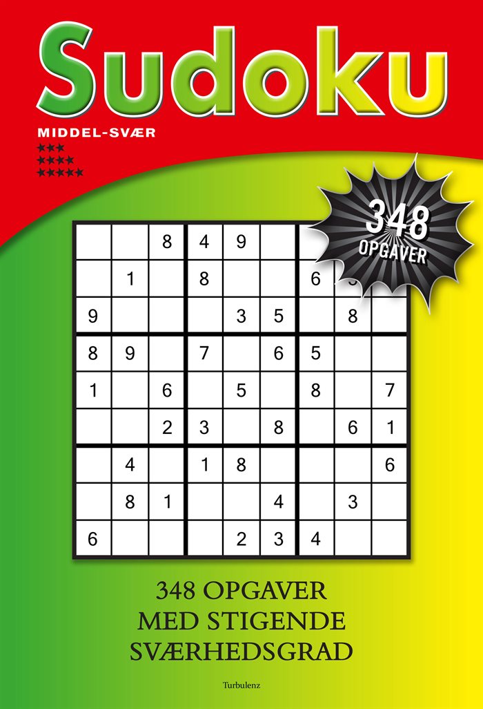 Sudoku - Middel-Svær