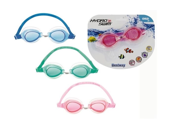Svømmebriller - 3-6 år (3 ass. farver)