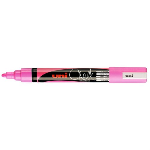 Uni Chalk Marker | 5M | Fluo Pink |