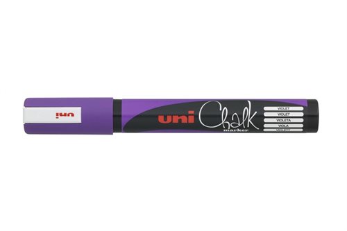 Uni Chalk Marker | 5M | Violet |