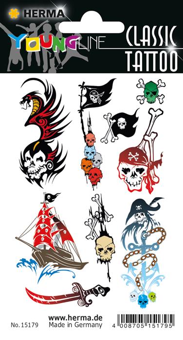 Herma stickers Classic Tattoo pirater (1)