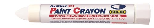 Paint Crayon High temp Artline 40 hvid