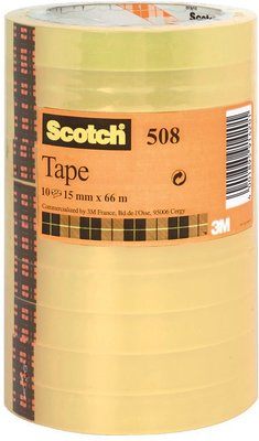 Tape Scotch 508 15mmx66m tårn klar (10)