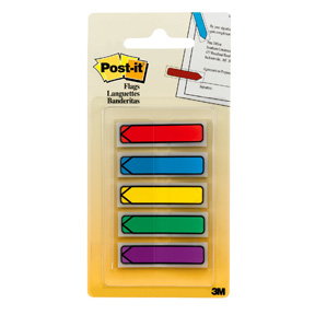 Post-it Indexfaner 11,9x43,1 "pil" ass. farver (5)