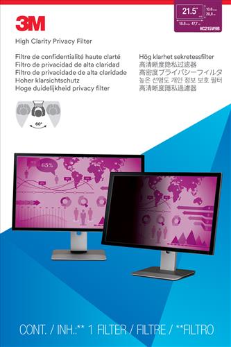 3M High Clarity Privacy Filter 21.5'' Widescreen (16:9)