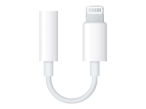 Apple Lightning to 3.5 mm Headphone Adapter, White