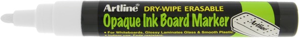 Board Marker Artline Opaque 2mm hvid
