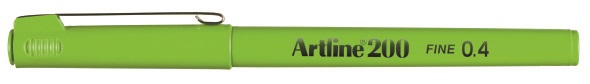 Fineliner Artline 200 Fine 0.4 limegrøn