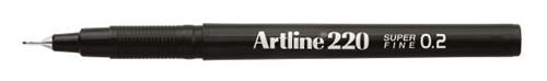 Fineliner Artline 220 SF 0.2 sort