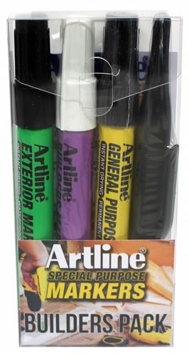 Artline Builders Kit 4-pack