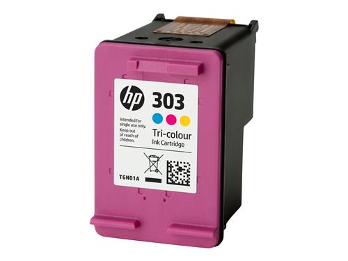 HP 303 tri-colour ink cartridge, blistered