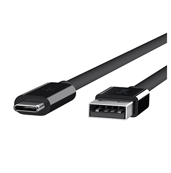USB-C to USB-A 3.1 Cable, Black (1m)