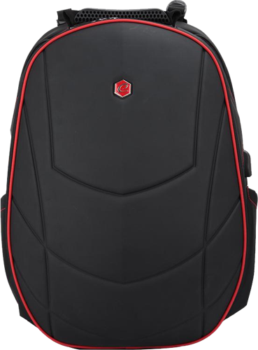 17'' BestLife Gaming Backpack Assailant, Black/Red