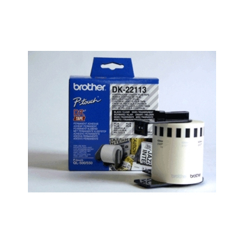 Brother labels 62mmx15,24m clear film