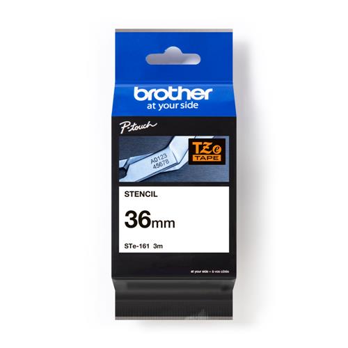 Brother 36mmx3m stencil/elektrolyse tape black