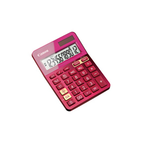 Canon LS-123K-MPK pocket calculator Pink
