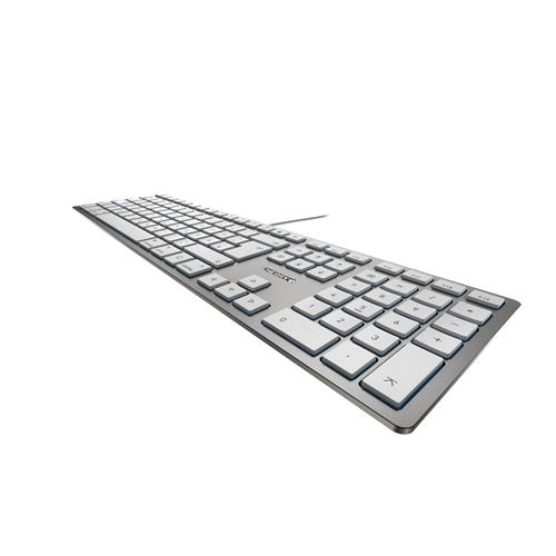 Cherry KC 6000 Slim Keybord for Mac, Silver