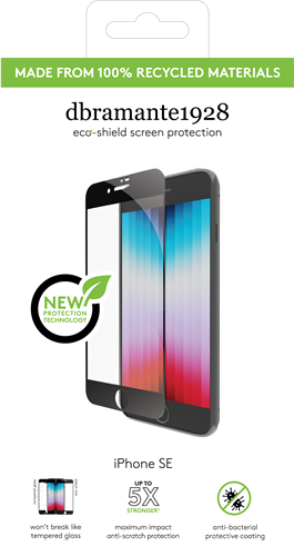 eco-shield - iPhone SE, Black edge