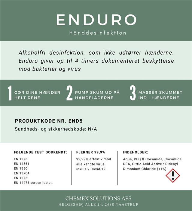 Enduro Skum hånddesinfektion (5 L)