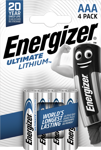 Energizer Ultimate Lithium AAA (4-pack)