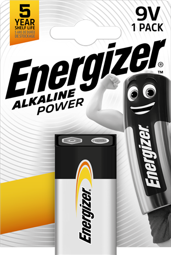 Energizer Alkaline Power 9V (1-pack)