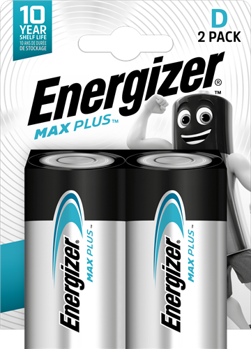 Energizer Max Plus D/E95 (2-pack)