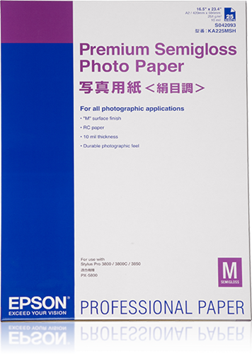 A2 Premium Semigloss Photo Paper 250g (25)