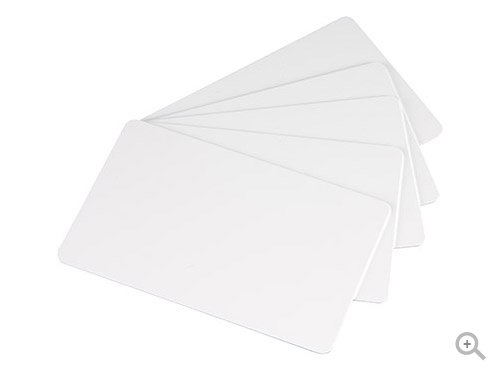 Evolis Badgy blank white 0,76mm thick cards (100)