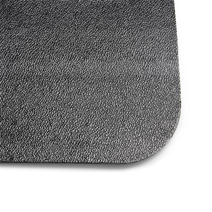 Advantage stoleunderlag PVC 120x150 cm hårdt gulv sort