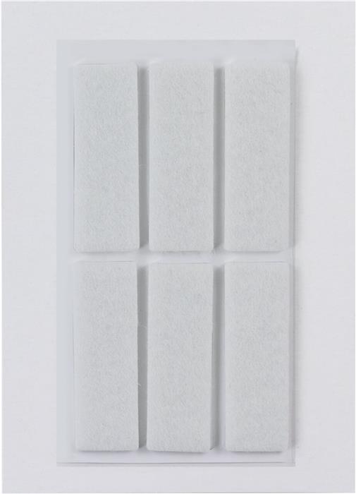 Herma Home filtfødder 45X15mm hvid (6)