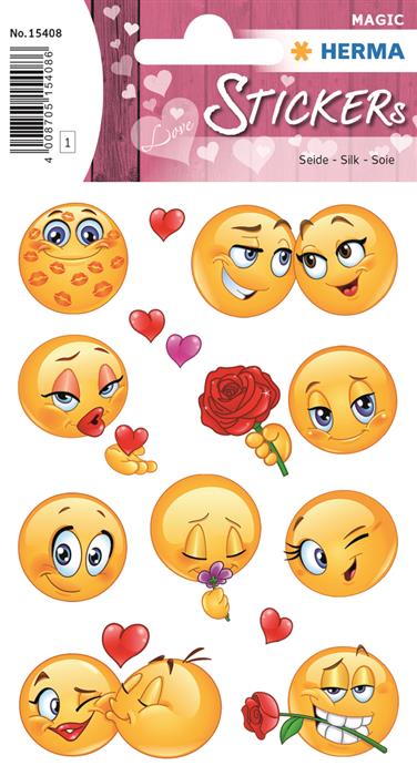 Herma stickers Magic Valentine\'s Day smileys (1)